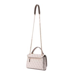Sac à Bandoulière Blanc/Beige Femme Guess Noelle vue 0