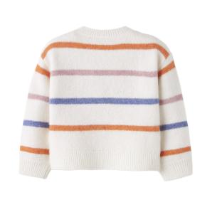 Pull Blanc Fille Name it Olenska vue 2