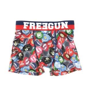 Boxer Noir/Rouge Garçon Freegun Capsule pas cher