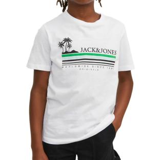 T-shirt Blanc Garçon Jack & Jones Cody pas cher