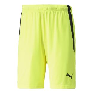 Short de foot Jaune Fluo Homme Puma Teamliga pas cher