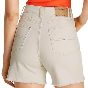 Short Ecru Femme Tommy Hilfiger Mom vue 2