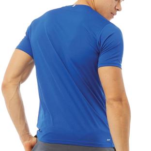 T-shirt Bleu Homme New Balance Core vue 2