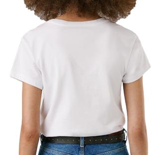T-shirt Blanc Femme Pepe jeans Ava vue 2