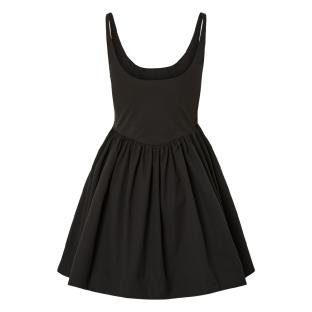 Robe Noire Femme Pieces Vana vue 0