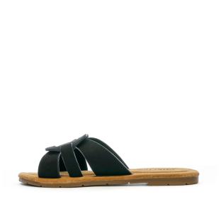 Claquettes Noires Femme Chattawak Pace pas cher