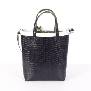 Sac à Main Marine/Kaki Femme Lacoste Croc vue 0