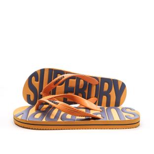Tongs Orange/Violet Homme Superdry Vintage Vegan pas cher