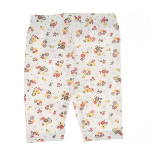 Legging Blanc à fleurs Bébé EOM Basmi vue 2