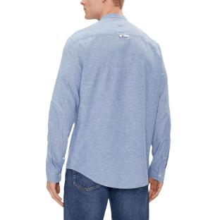Chemise Bleu Homme Tommy Hilfiger Tjm Linen vue 2