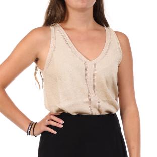 Débardeur Beige Femme Freeman t. porter daria Daria vue 0