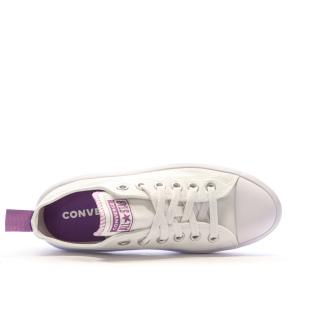 Baskets Blanches Fille Converse Chuck Taylor All Star Move 271717C vue 4