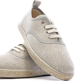 Baskets Beiges Enfant Pare Gabia Ato vue 0