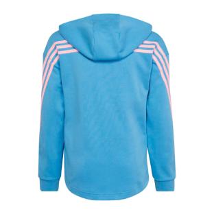 Veste Zippée Turquoise Fille Adidas HN1075 vue 2