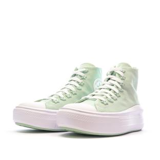 Baskets Vertes Femme Converse All Star Motion vue 5
