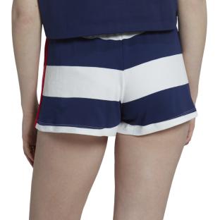 Short Blanc/Marine Femme Adidas HL6559 vue 2