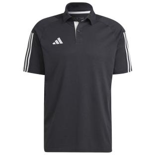 Polo Noir Homme Adidas Tiro23 C vue 0