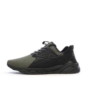 Baskets Noires/Kaki Garçon Kappa San Puerto Lace vue 0