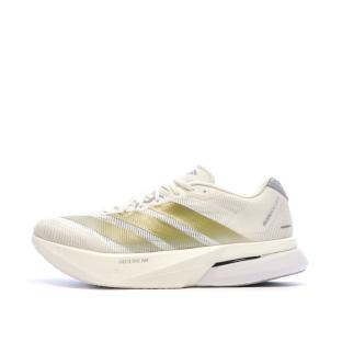Zapatillas de running blancas/doradas Adidas Adizero Boston 13 ver 0