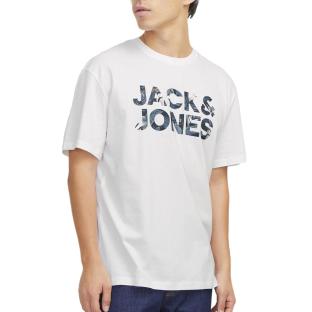 T-Shirt Blanc Homme Jack & Jones Bryan vue 0