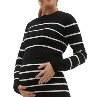Pull Noir Femme Mamalicious Newsiv pas cher