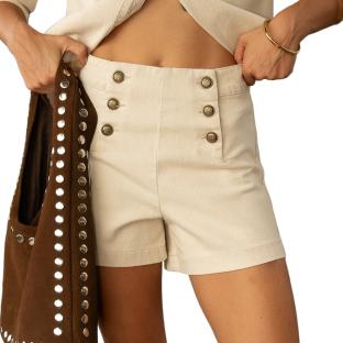 Pantalones cortos beige para mujer Oraije Victorinette ver 0