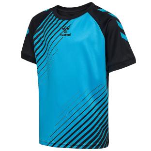 Maillots de Sport Noir/Bleu Homme Hummel Graphic Universe Jersey vue 0