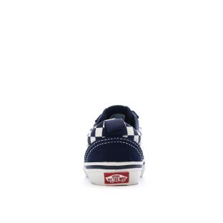Baskets Bleu Foncé Garçon Vans Td Ward Slip-on Checkerboard vue 3