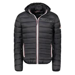 Doudoune Noir Homme Geographical Norway Bikash pas cher