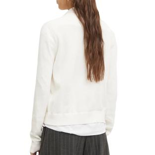 Pull Blanc Femme Tommy Hilfiger Vneck vue 2