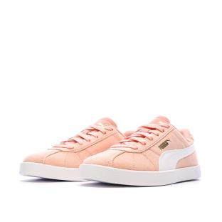 Baskets Rose Corail Fille Puma Club vue 0