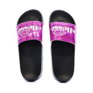 Claquettes Rose/Noir Femme Ellesse Demi vue 3
