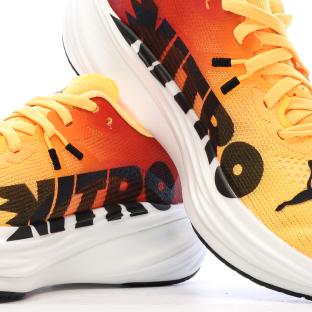 Chaussures de Running Orange Femme Puma Deviate Nitro 3 Fade vue 7