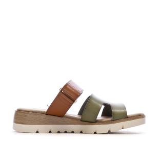 Sandales Kaki/Marron Femme Xti 144125 vue 2