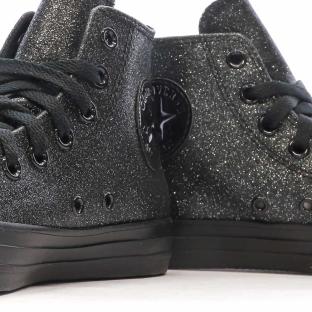 Baskets Noires Femme Converse Chuck Taylor All Star A05432C vue 7