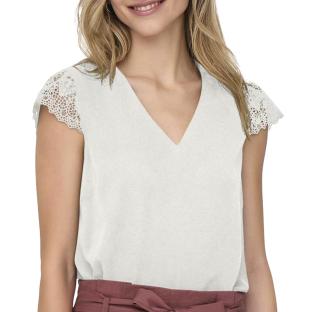 Débardeur Blanc Femme Only Elva vue 0