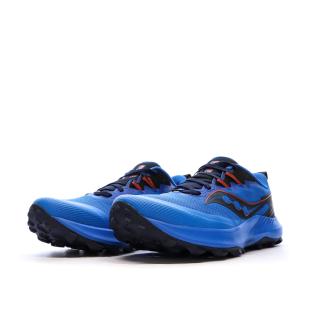Chaussures de Running Bleu Femme Saucony Peregrine vue 6
