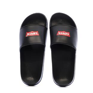 Claquettes Noir Femme Levi's Pool vue 0