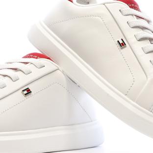 Baskets Blanches/Rouges Femme Tommy Hilfiger Icon vue 0