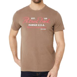 T-shirt Marron Homme Petrol Industries TSR601 pas cher