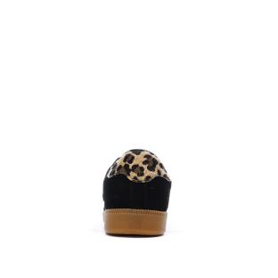 Baskets Noires/Léopard Femme Only Star vue 0