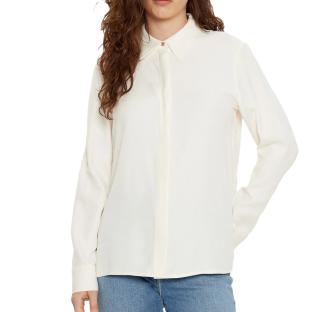 Chemise Ecru Femme Tommy Hilfiger Soft Viscose Regular pas cher