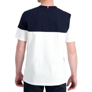 T-shirt Marine/Blanc Homme Le Coq Sportif Optical vue 2