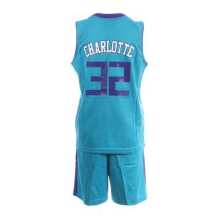 Charlotte Ensemble de basket Bleu/Blanc Enfant Sport Zone vue 2