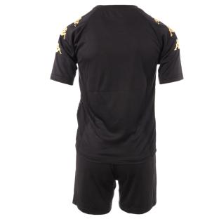 Ensemble de Football Noir Garçon Kappa Marcelo vue 2