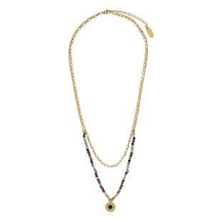 Collier Bleu/Violet Femme Clio Blue CO3938SD vue 0