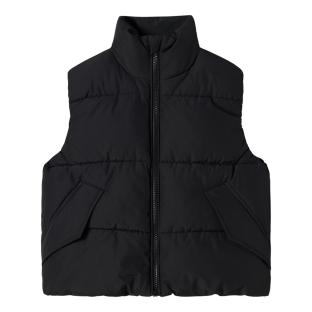 Doudoune Sans Manches Noire Fille Name it Mole pas cher