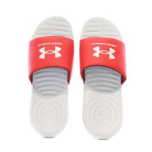 Claquettes Gris/Rouge Homme Under Armour Ansa vue 3