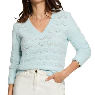 Pull Bleu Turquoise Femme Morgan pas cher