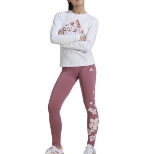 Survêtement Blanc/Rose Fille Adidas IV7315 pas cher